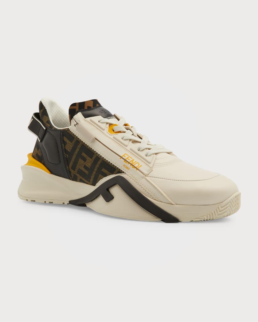 kompas Kvadrant Blive skør Fendi Men's FF Flow Mid-Top Sneakers | Neiman Marcus