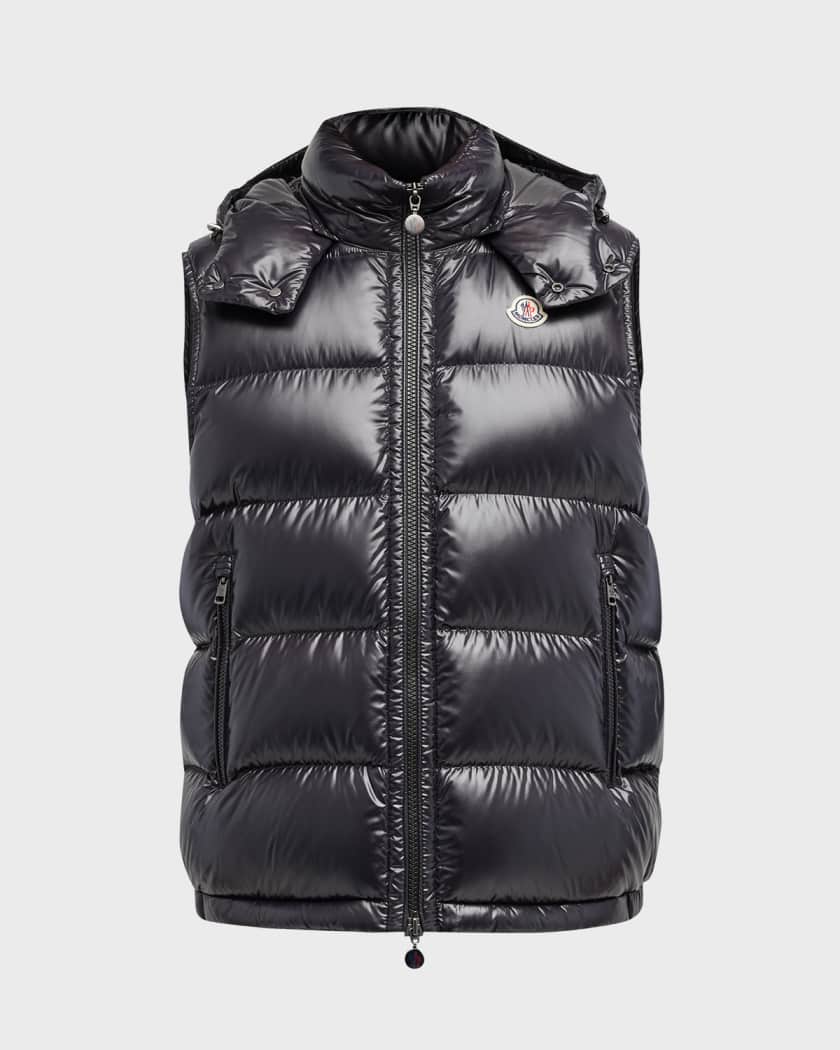 Moncler puffer vest with hood clearance