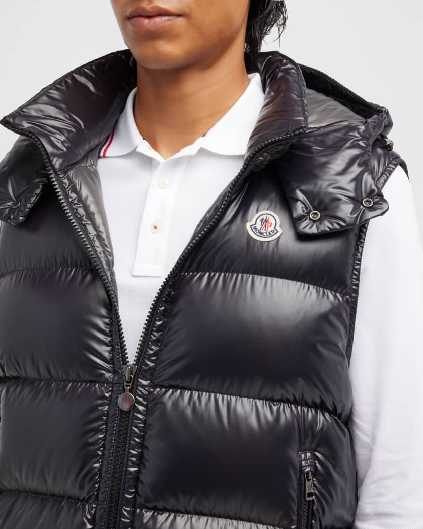 Moncler puffer vest with hood clearance