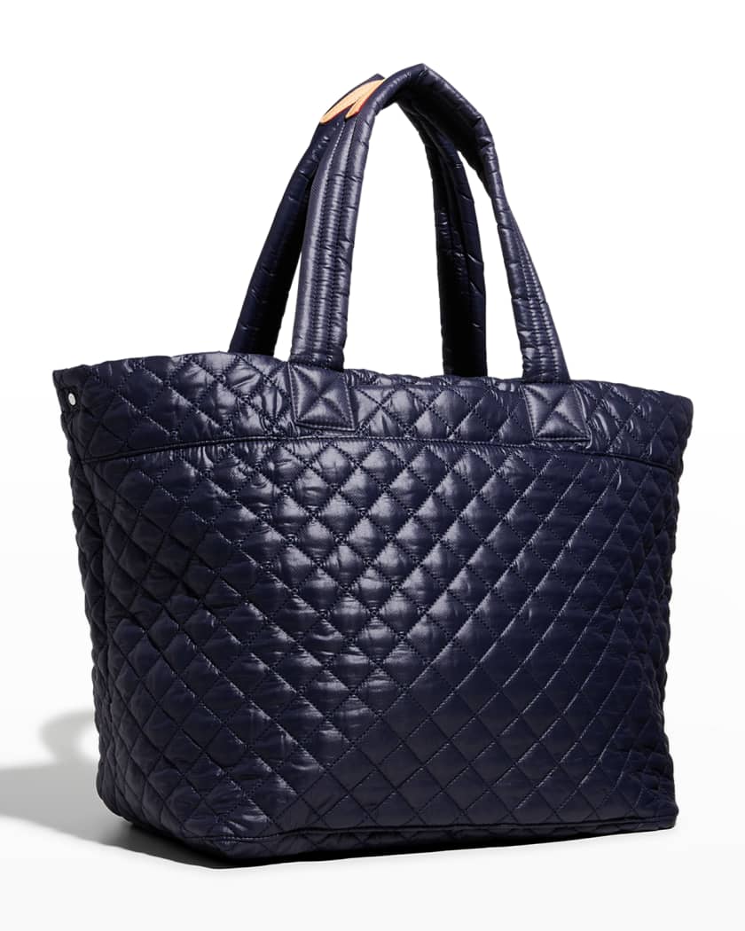 Metro Deluxe Large Quilted Nylon Tote Bag
