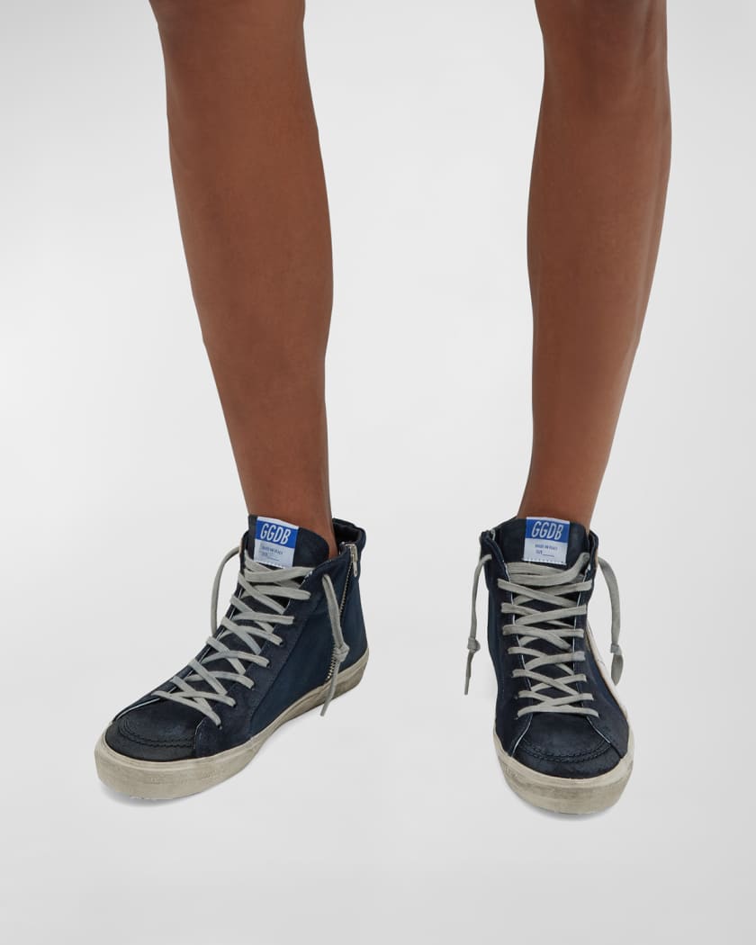 Golden goose 2025 denim sneakers