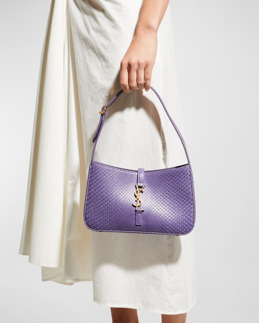 Saint Laurent Le 5 A 7 YSL Shoulder Bag in Python Neiman Marcus