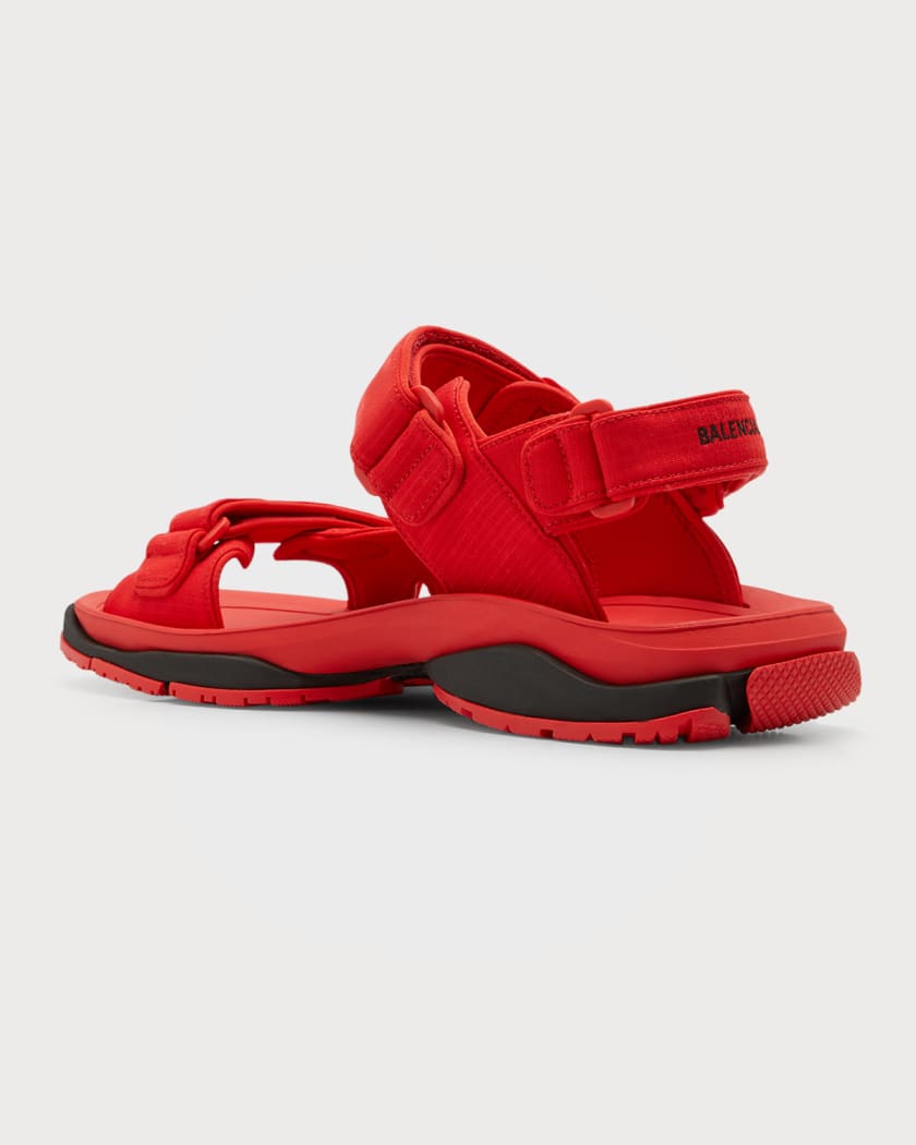 Balenciaga sandals mens red 2025