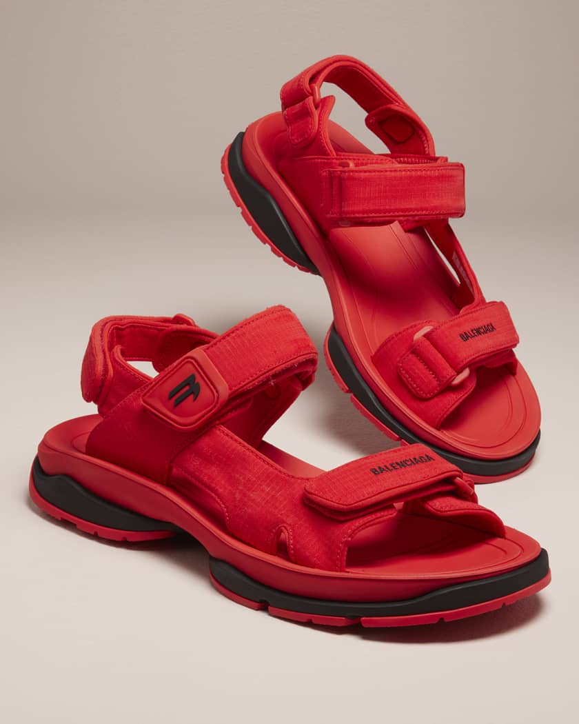 Balenciaga sandals mens sales red
