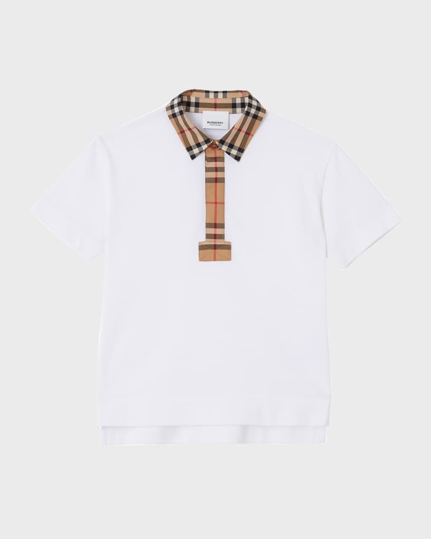Boy's Johane Check Polo Shirts