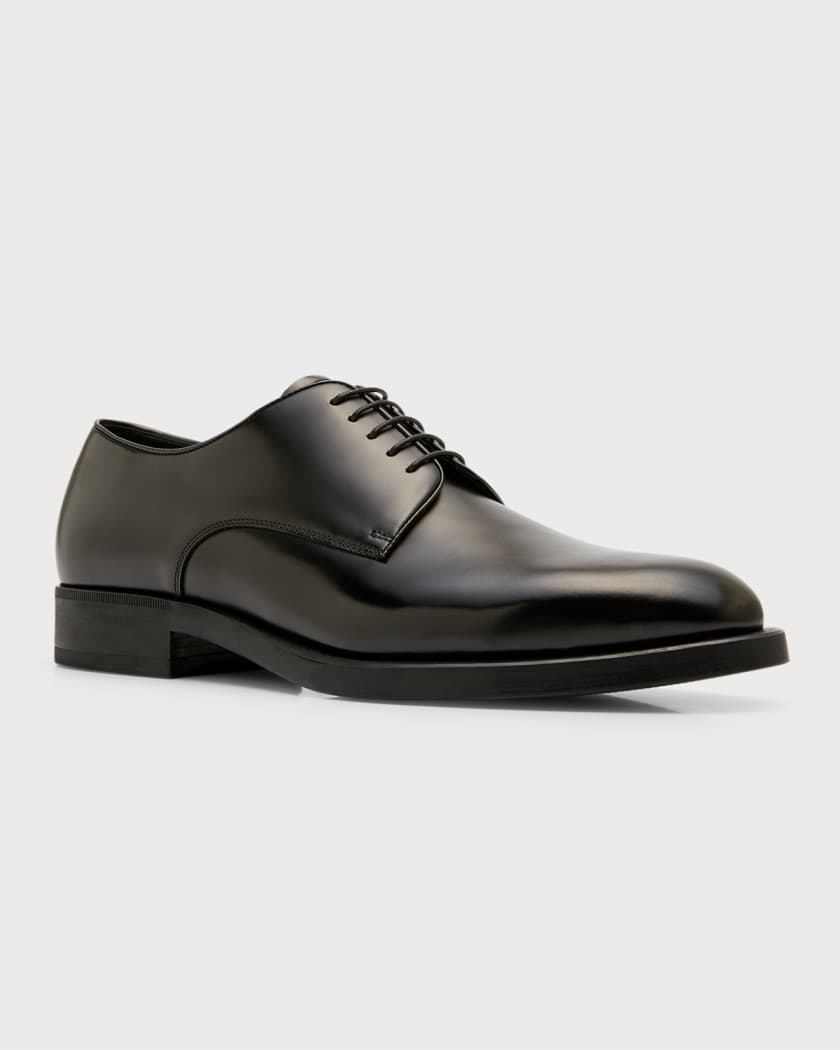 een miljoen antenne wastafel Giorgio Armani Men's Formal Leather Derby Shoes | Neiman Marcus