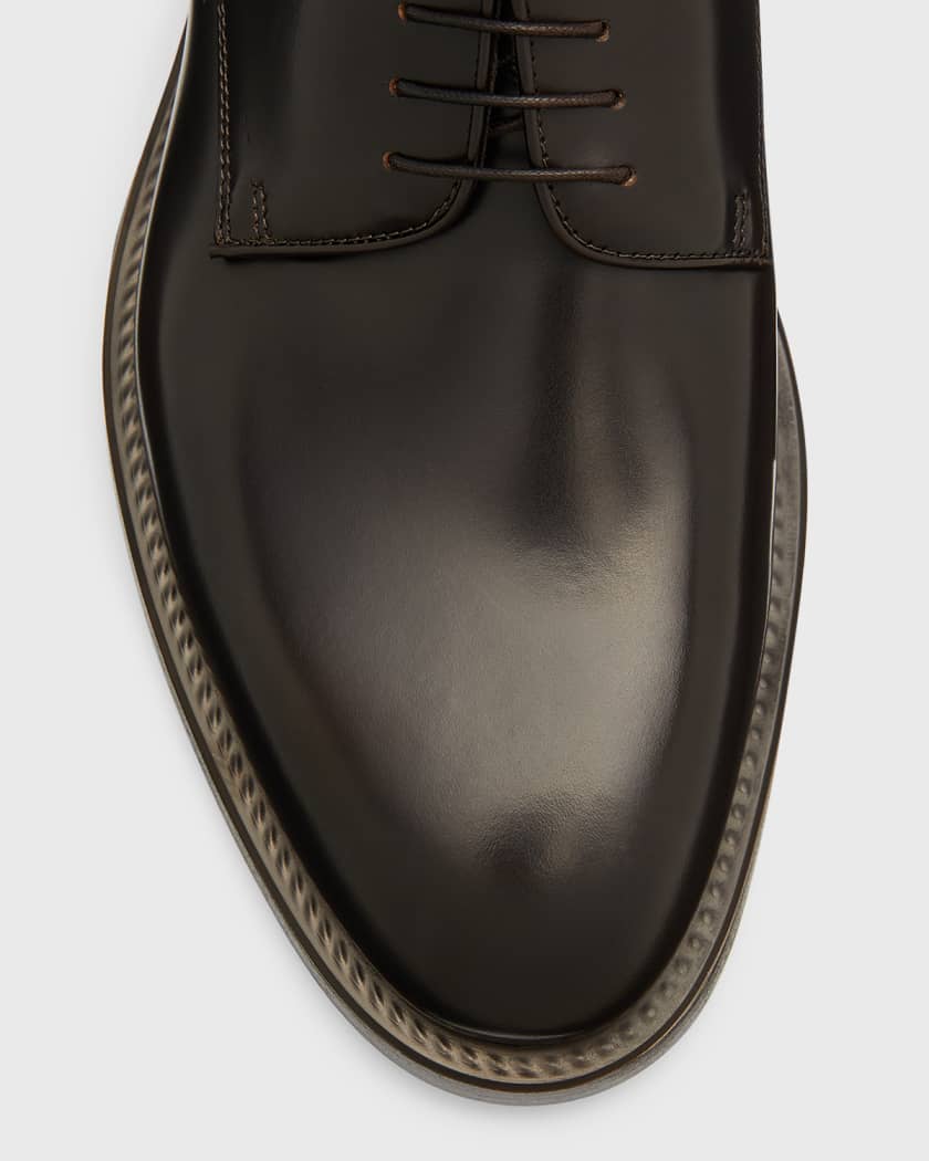 Familielid muis of rat eetlust Giorgio Armani Men's Leather Derby Shoes | Neiman Marcus