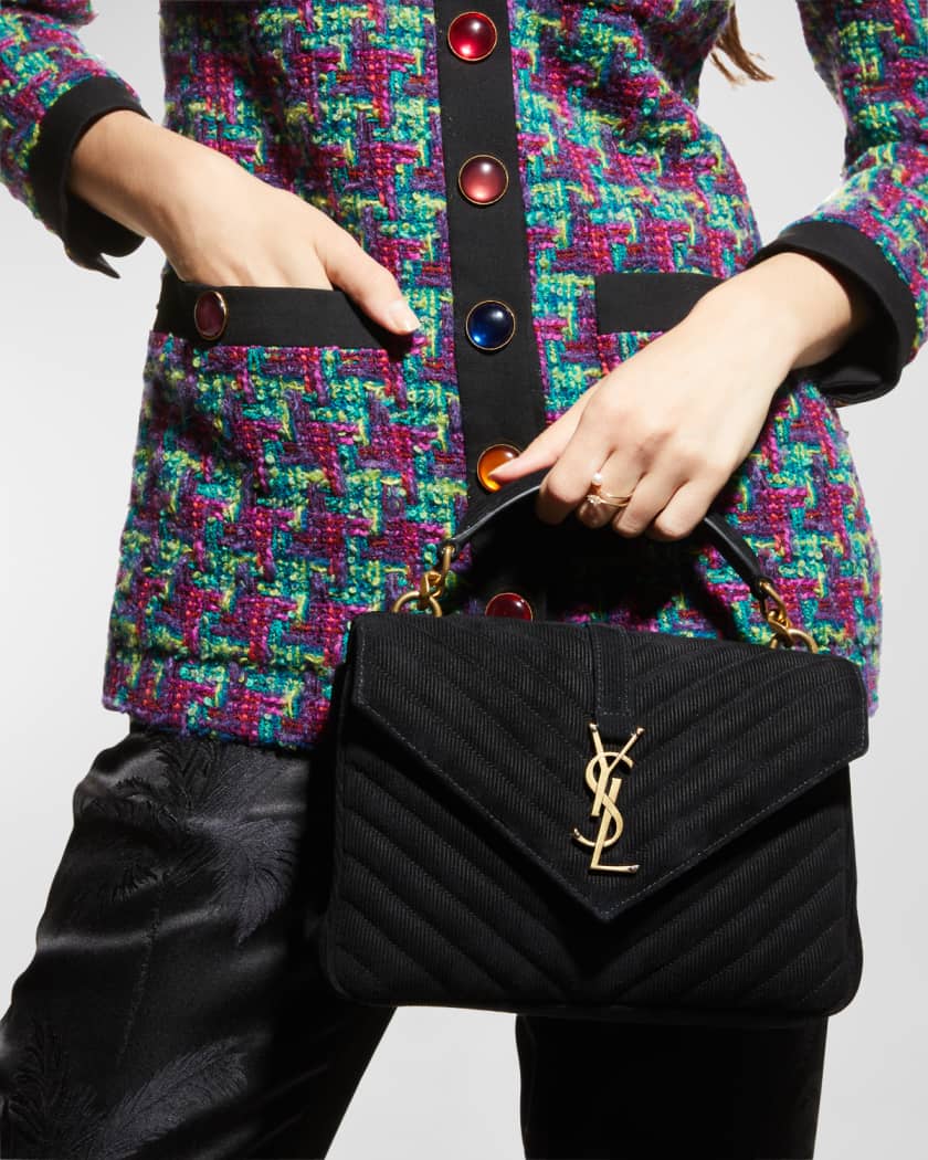 Yves Saint Laurent Monogram Medium College Bag