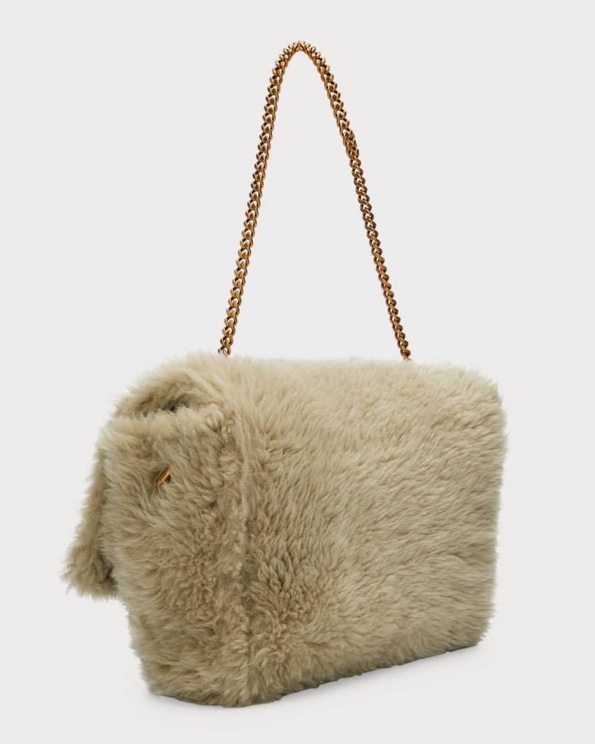 ysl purse fur