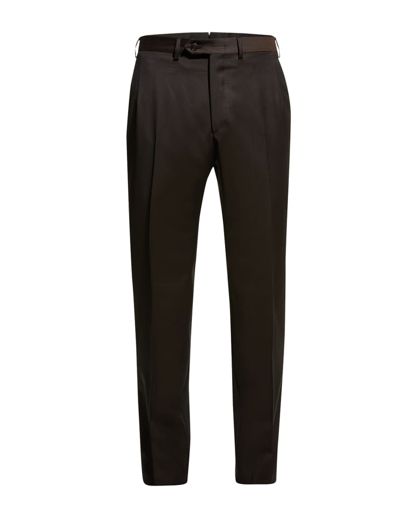Wool Twill Dress Pants | Neiman Marcus