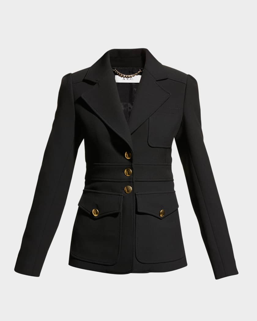 Amelia Tailored Military Blazer Jacket