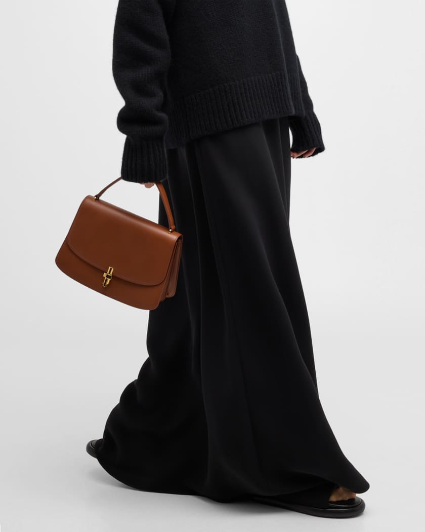 Sofia Top Handle Bag in Leather