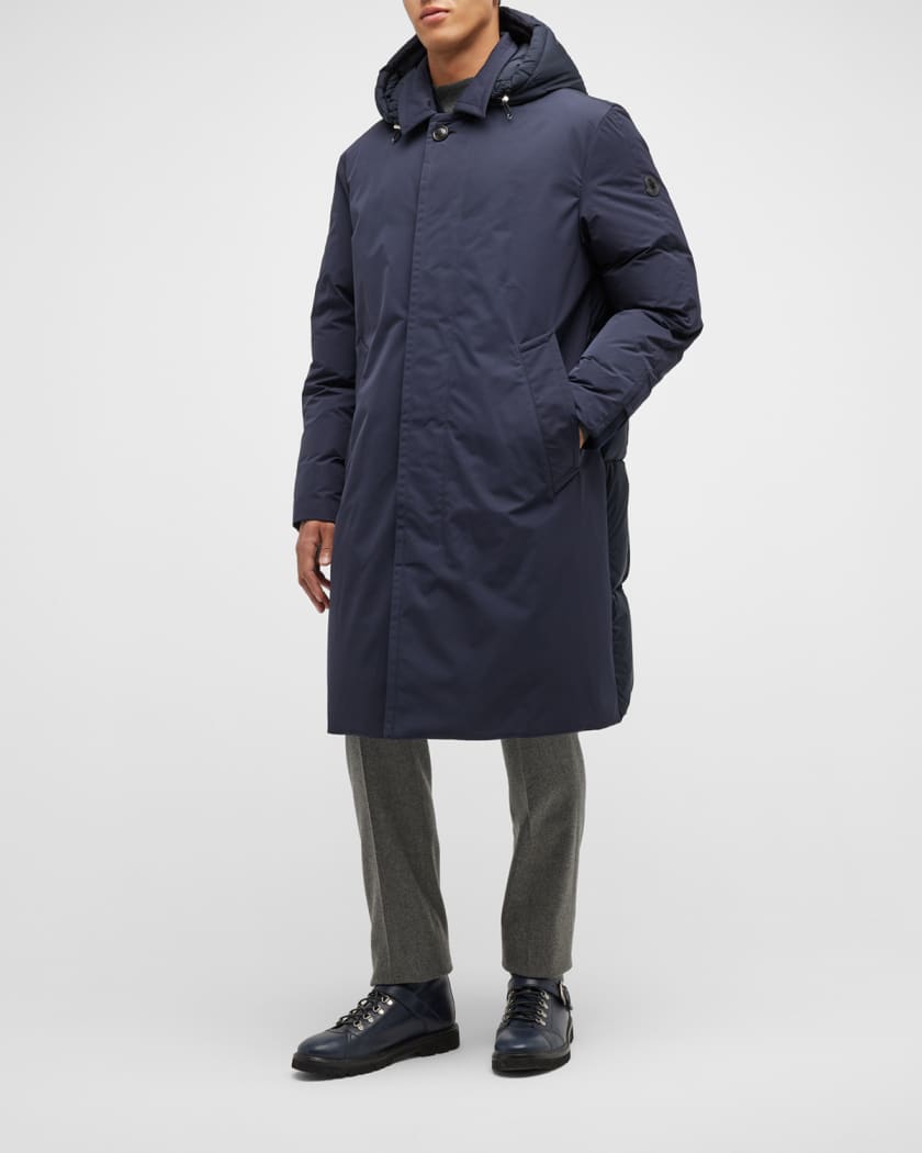 moncler mens trench coat