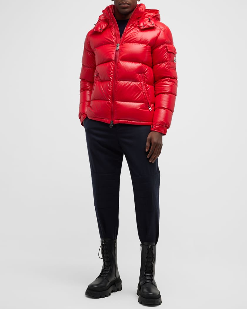 Moncler maya jacket mens red discount