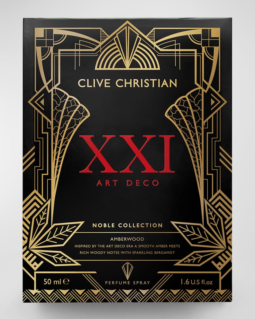 Noble Collection XXI Art Deco Amberwood Perfume, 1.7 oz.
