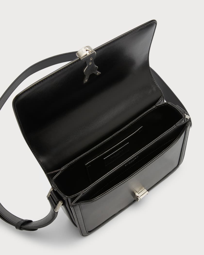 Saint Laurent Le Monogramme Small Coated-canvas Cross-body Bag in