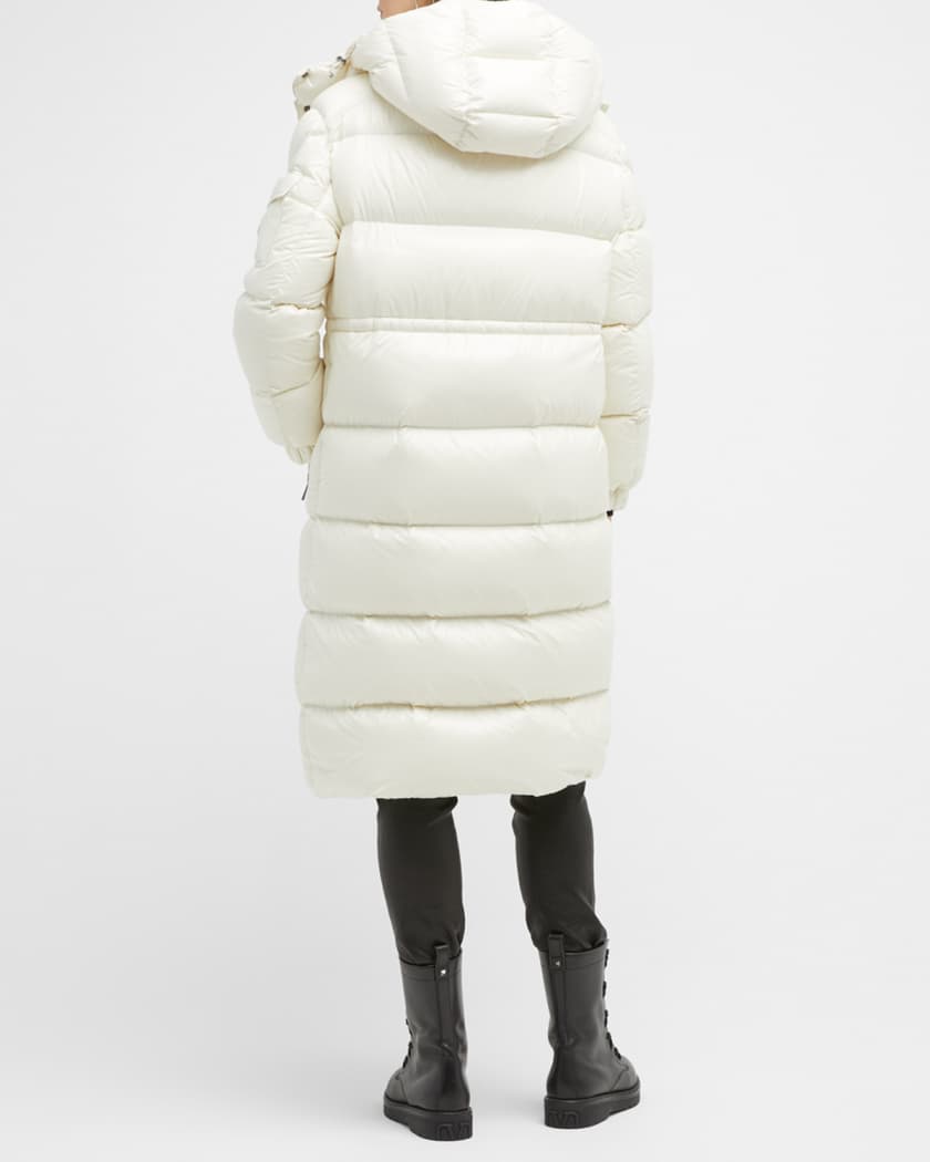 White down coat with hood best sale
