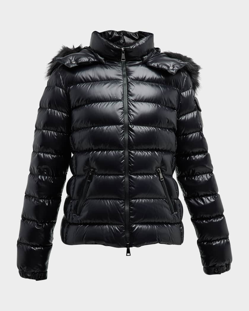 Long Black Puffer Jacket with Removable Hood | Ardene