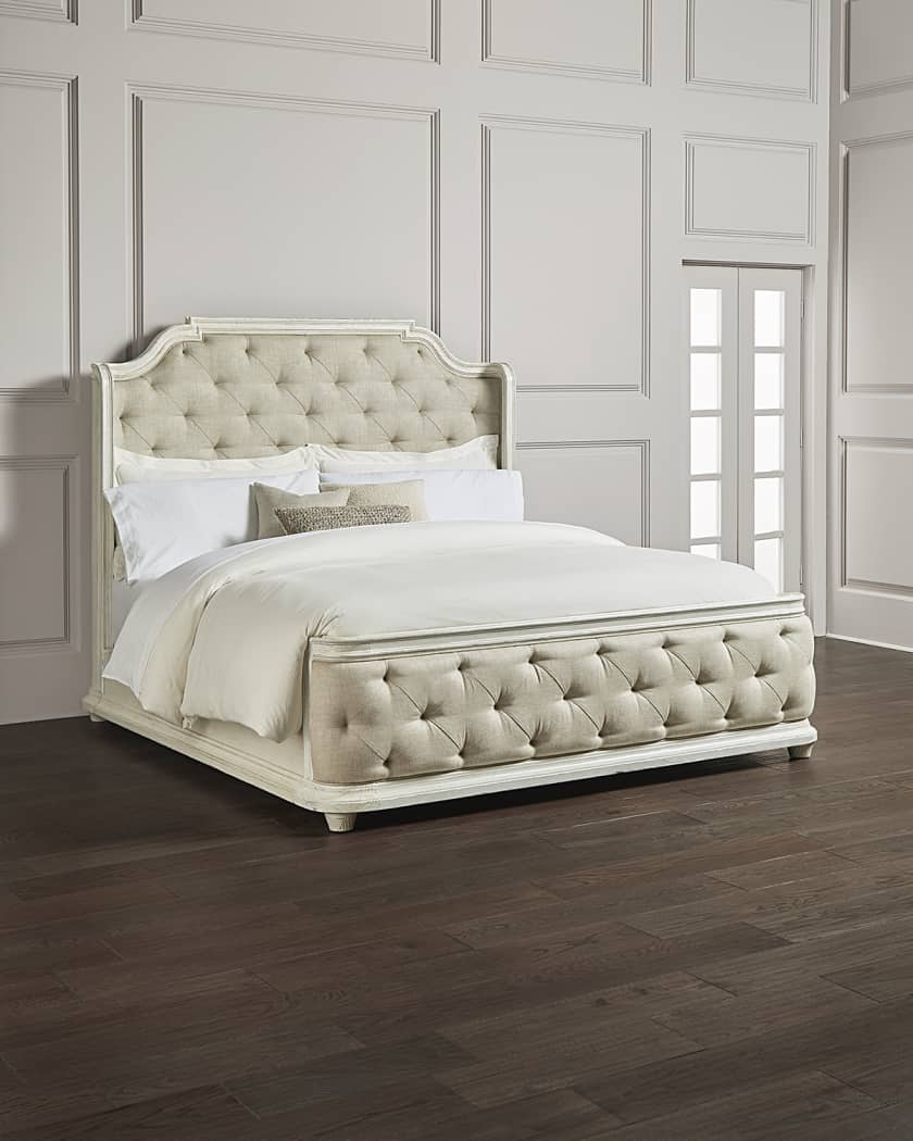 Hooker Furniture Traditions King Upholstered Panel Bed