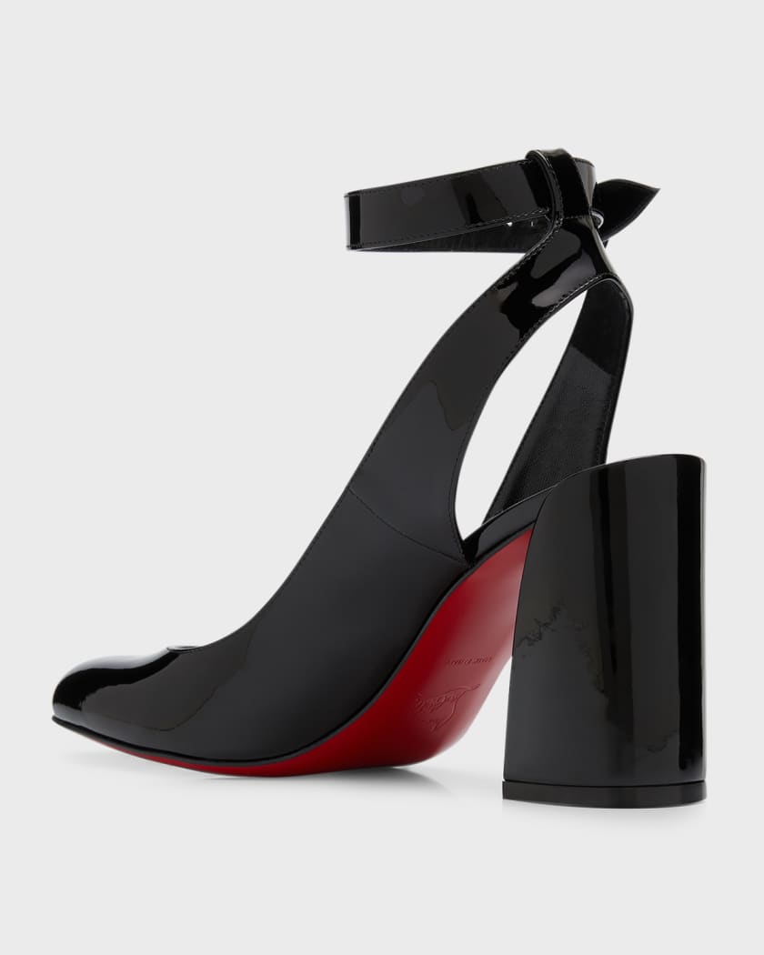 Christian Louboutin Miss SAB Sling 85 Velvet Pumps