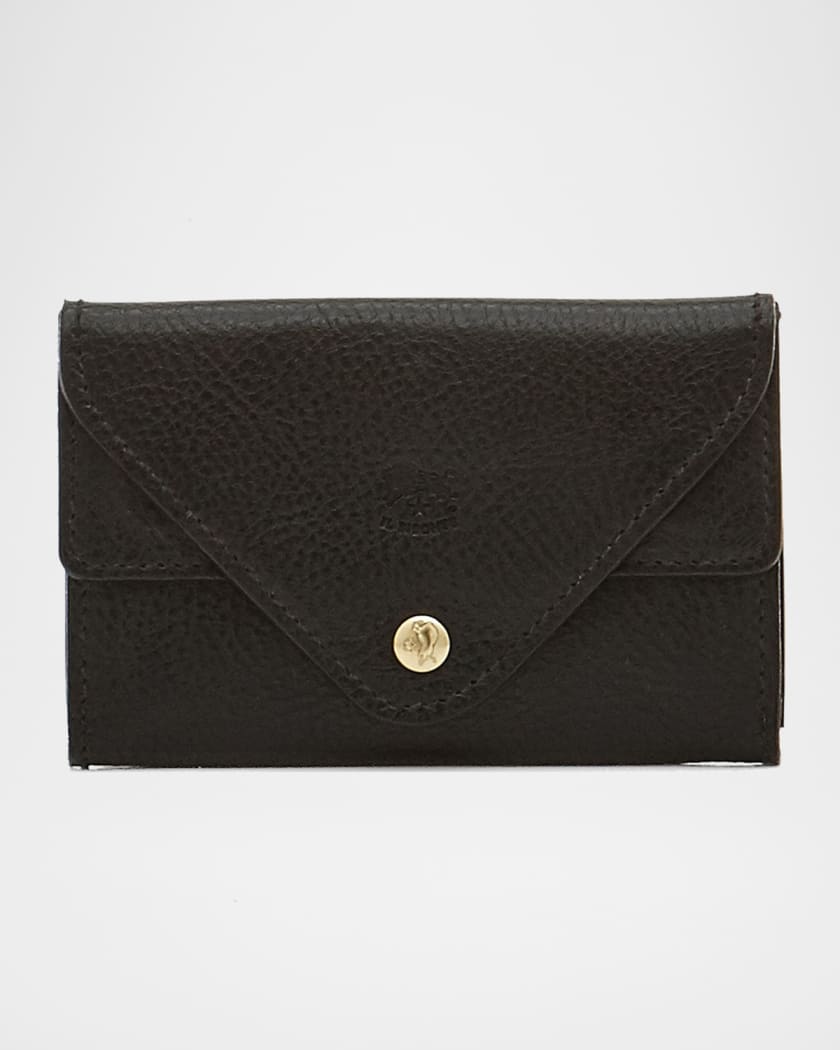 Oliveta  Women's small wallet in leather color black – Il Bisonte