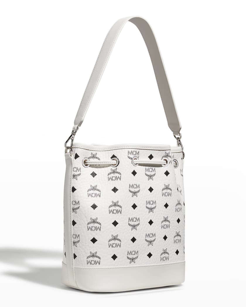 Mcm hotsell white handbag