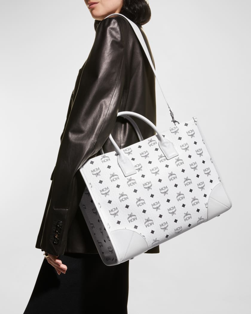 MCM Munchen Large Monogram Tote Bag Neiman Marcus