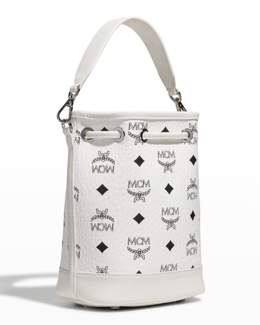 MCM Dessau Visetos Mini Bucket Bag (Bucket Bags)