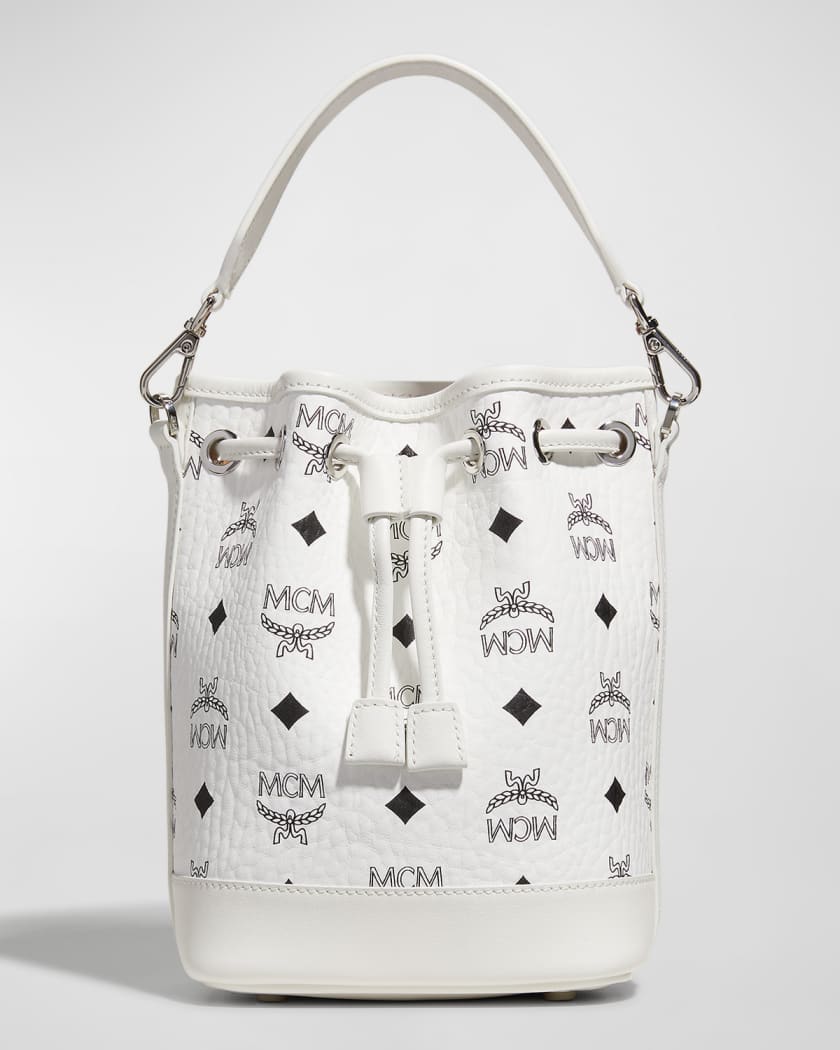 Mcm Visetos Berlin Mini Drawstring Bucket Bag