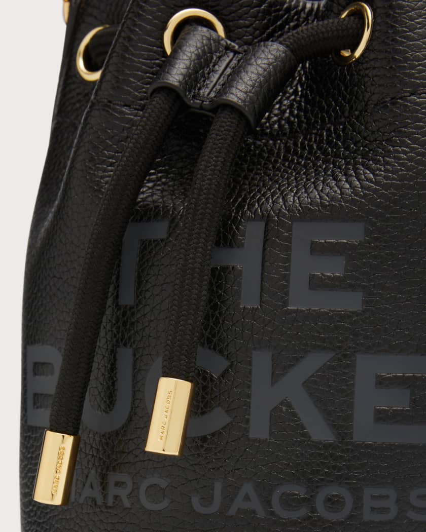 Marc Jacobs Marc Jacobs Monogram Print Leather Bucket Bag - Stylemyle