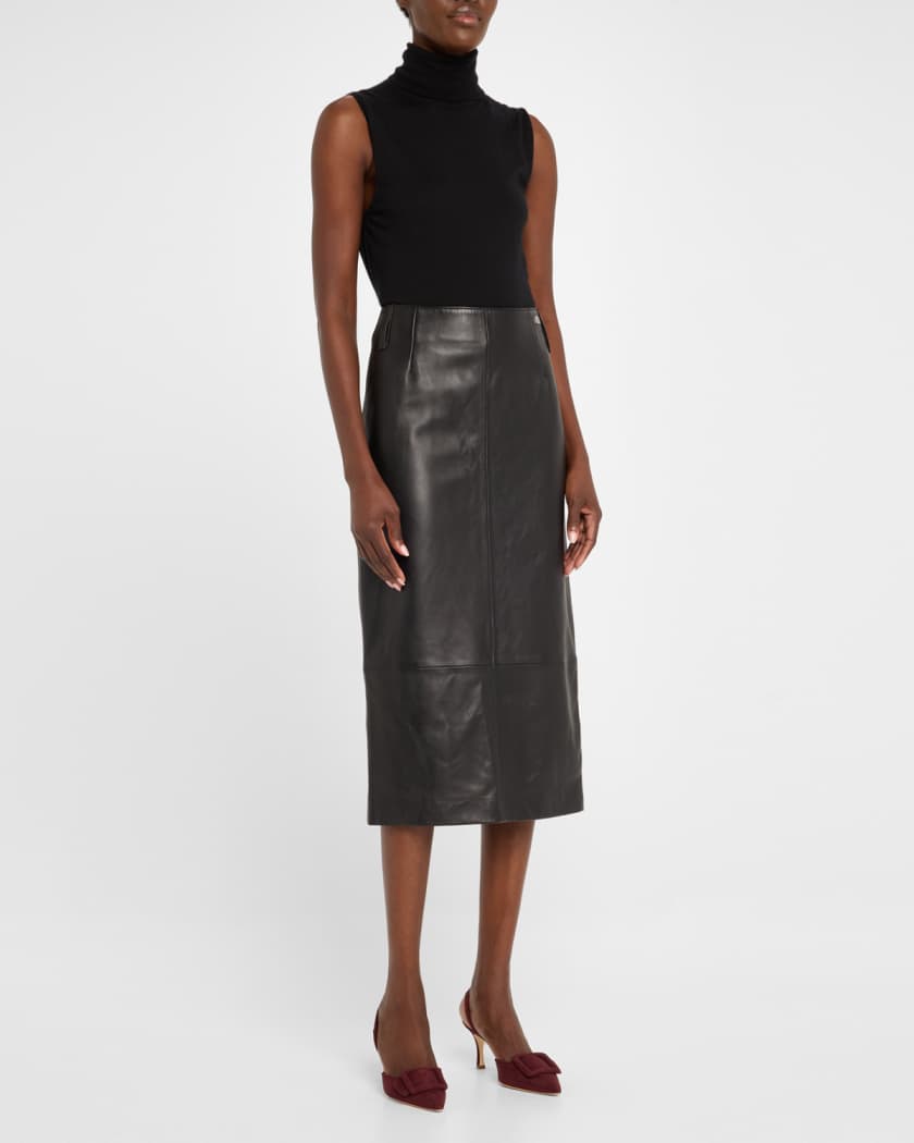 Maysli Suede Buckle Halter Pumps
