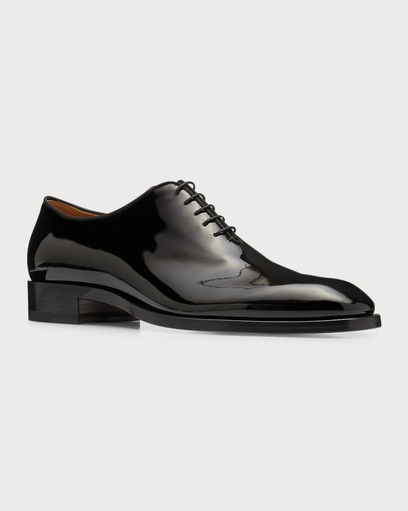 Christian Louboutin Men s Corteo Patent Leather Oxford Shoes