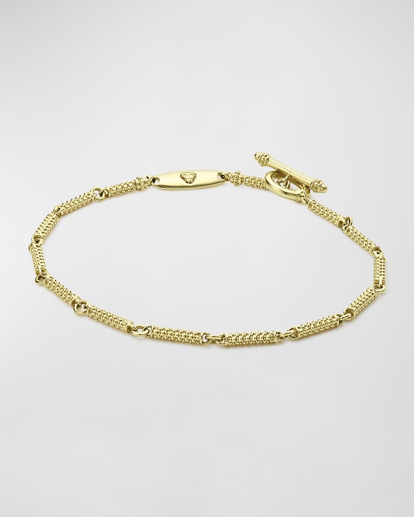 Buy Real 14K Yellow Gold Hermes Bracelet Yellow Round Rolo Link Online in  India 