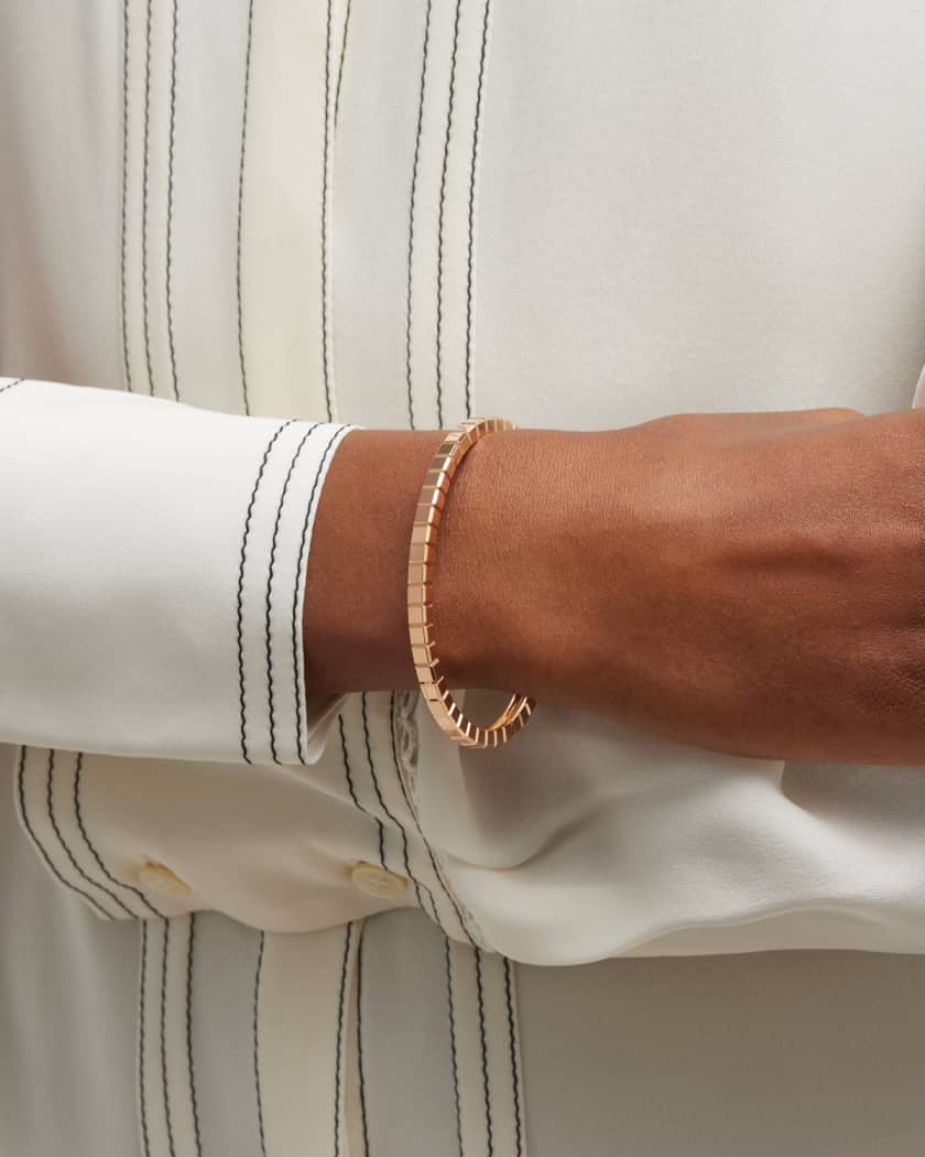 Chopard Ice Cube 18K Rose Gold Bracelet Size Medium Neiman Marcus