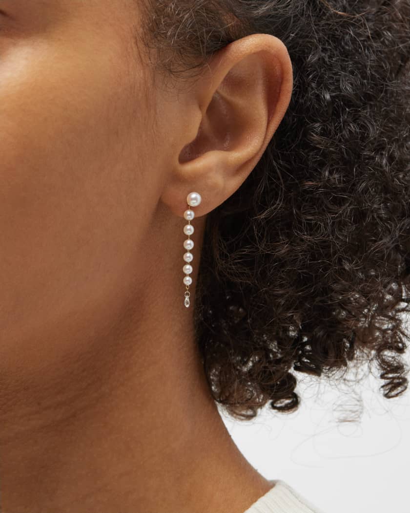 Akoya pearl deals drop earrings