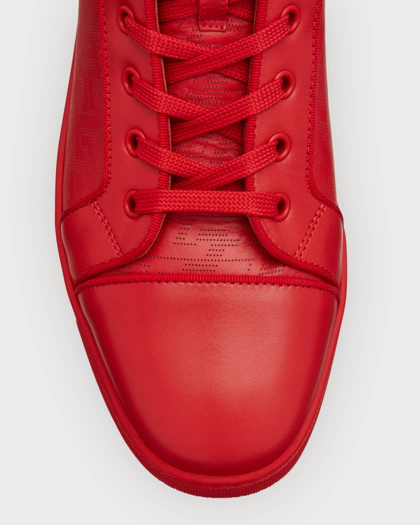 Christian Louboutin Men's Louis Tonal Perforated Leather High-Top