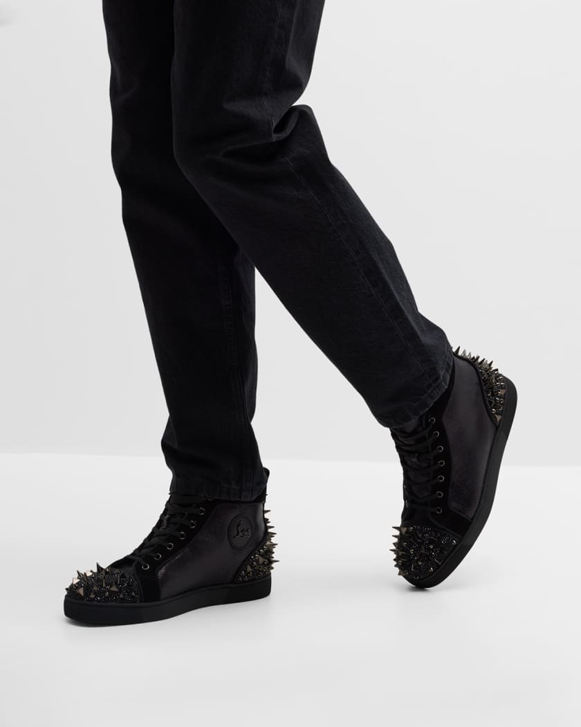 Men s Lou Pik Pik 2 Strass High Top Sneakers