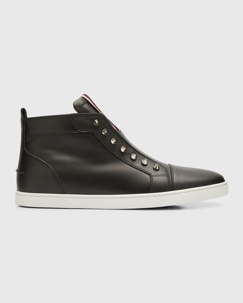 Mens louboutin trainers grey hot sale