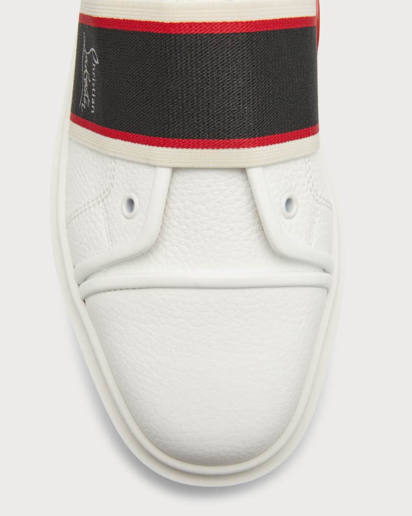 Adolon Junior - Sneakers - Recycled polyester and bio-based materials -  Black - Christian Louboutin United States