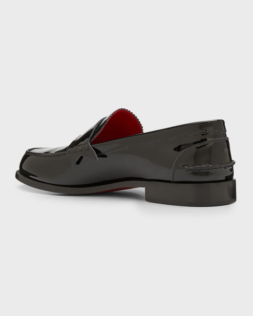 Christian Louboutin No Penny Patent Loafer, 42 / Black