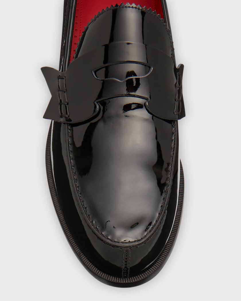 Christian Louboutin No Penny Leather Loafer in Black for Men