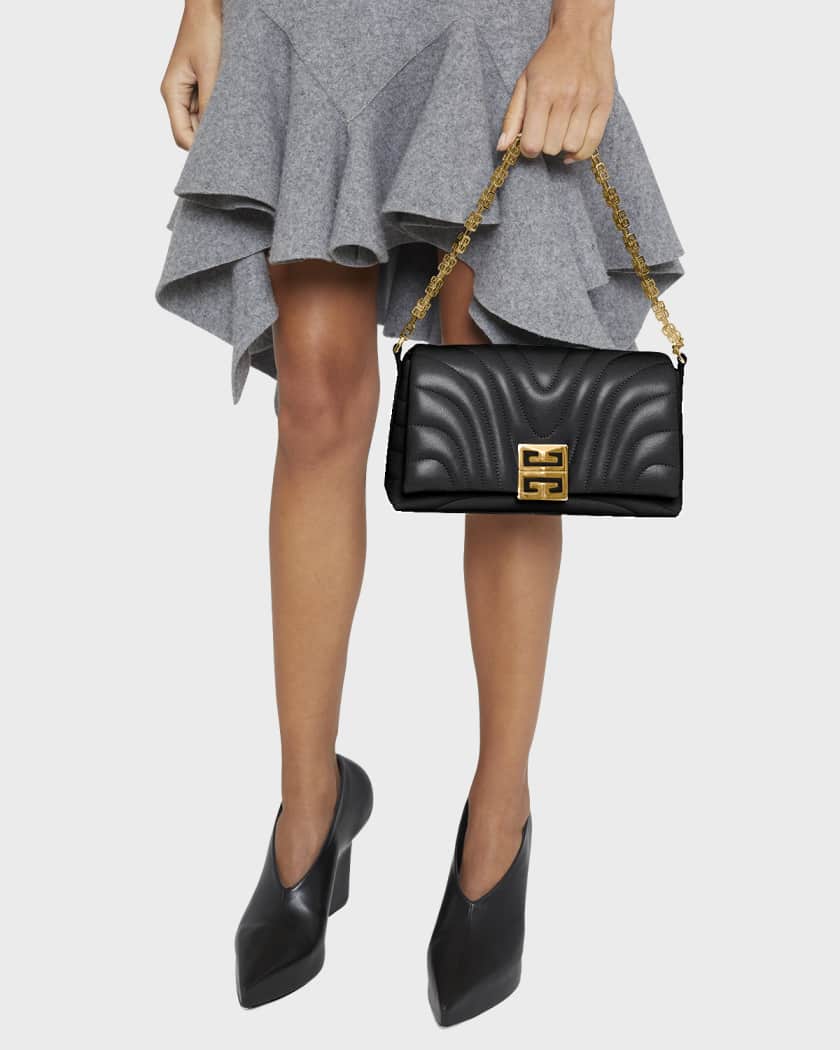 Givenchy Crossbody Bag 4g Women BB50JZB15S057 Leather Gray Light