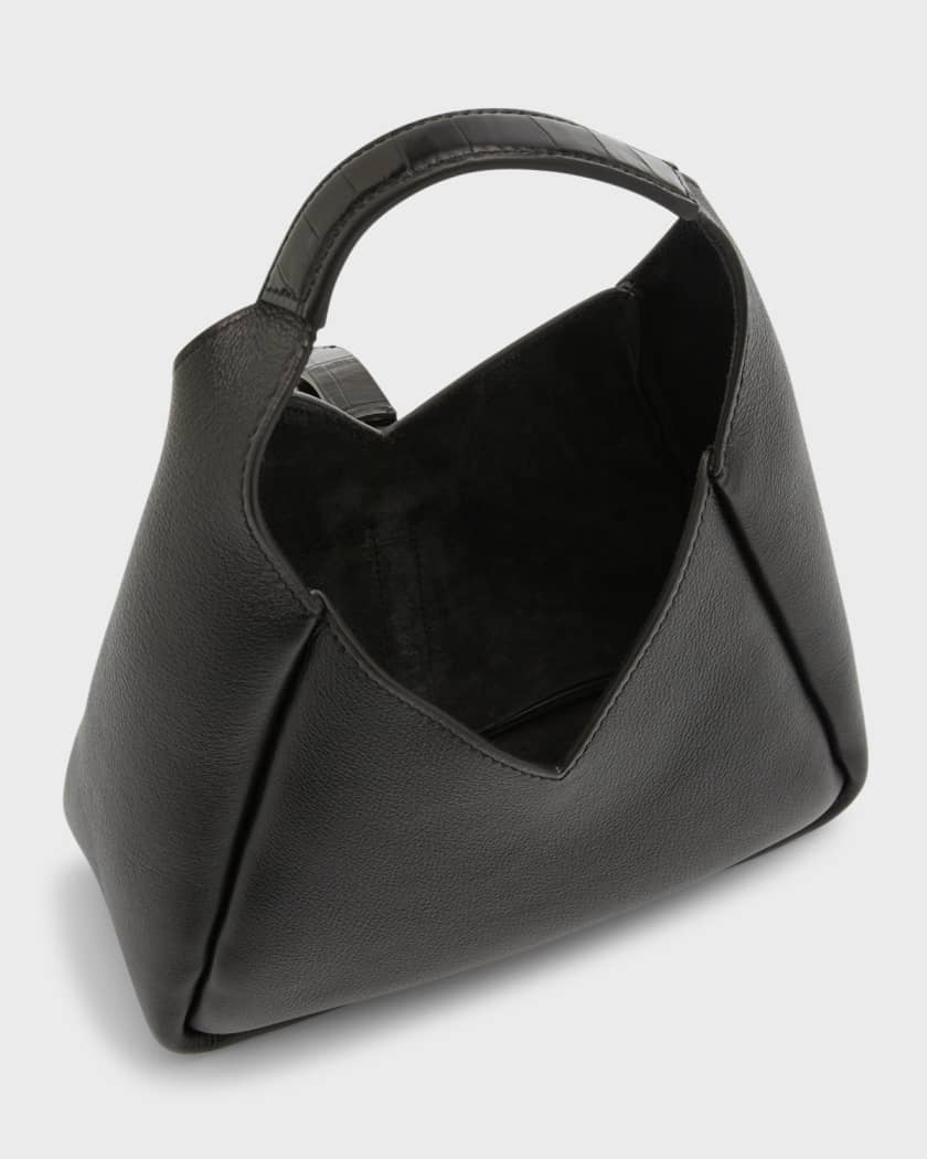 G Hobo Medium Leather Shoulder Bag in Black - Givenchy