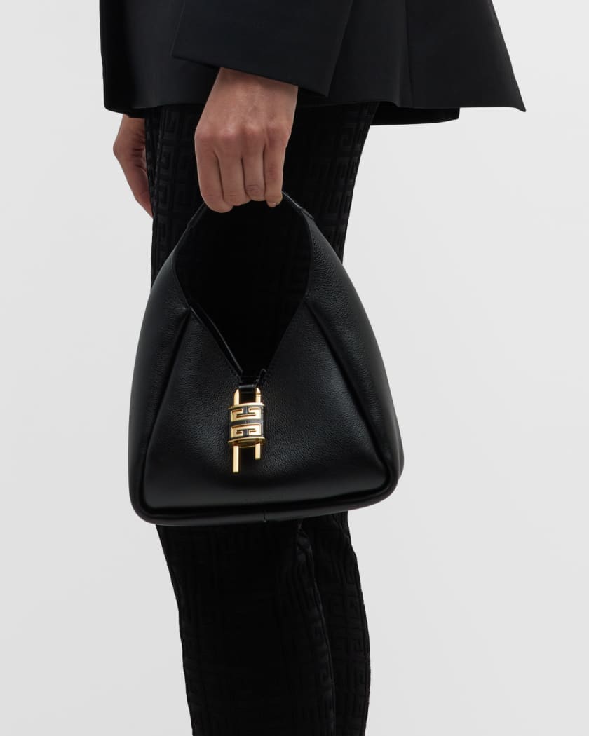 Blot Slime fog Givenchy Mini G Hobo Bag in Leather | Neiman Marcus