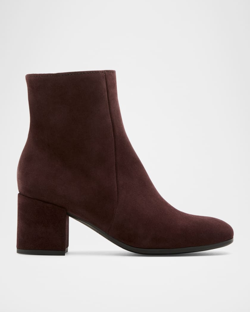Joanie Suede Ankle Booties Neiman Marcus