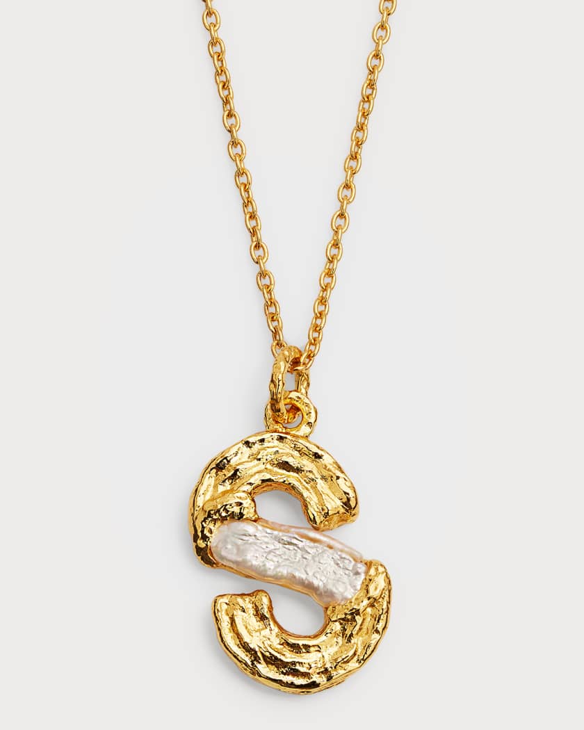 14k Gold Love Letter 'M' Bracelet by By Charlotte Online