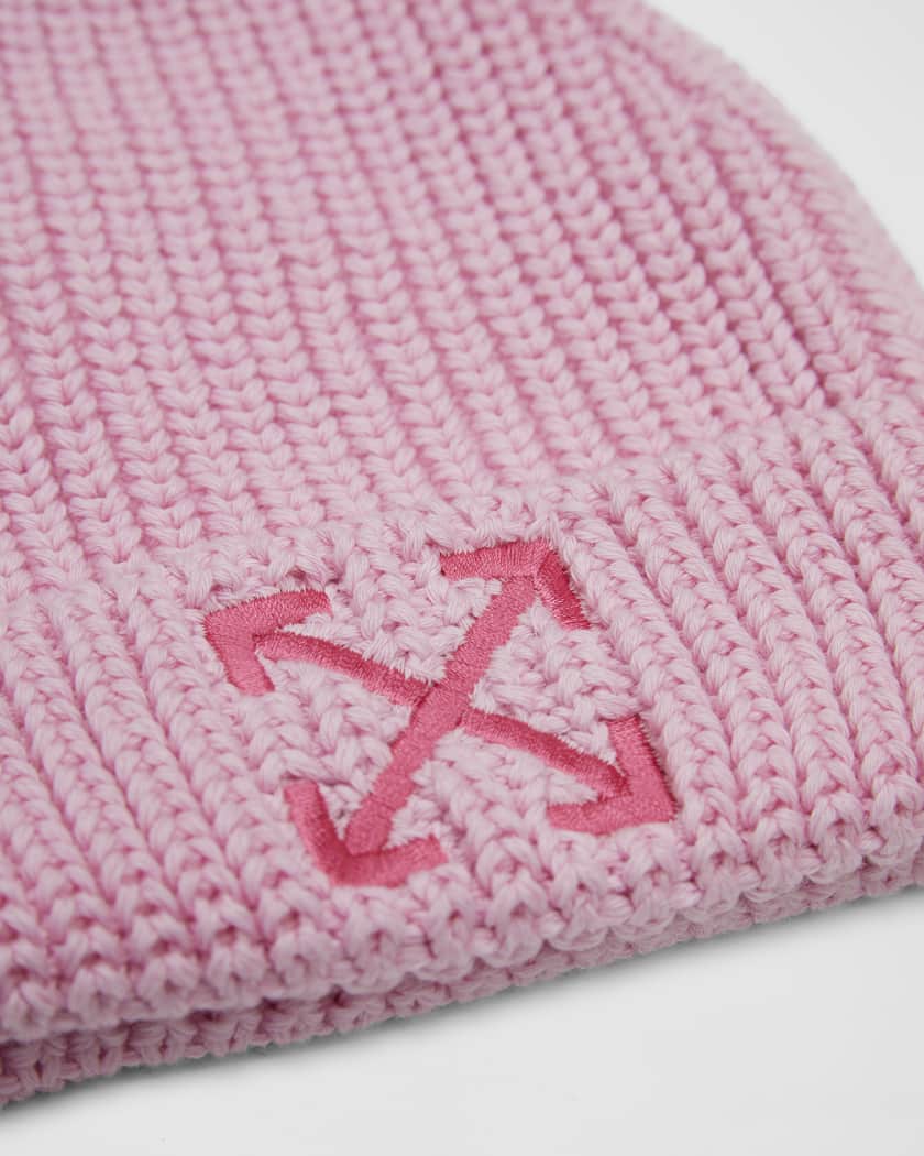 Girl's Embroidered Arrow Beanie, Size S-M