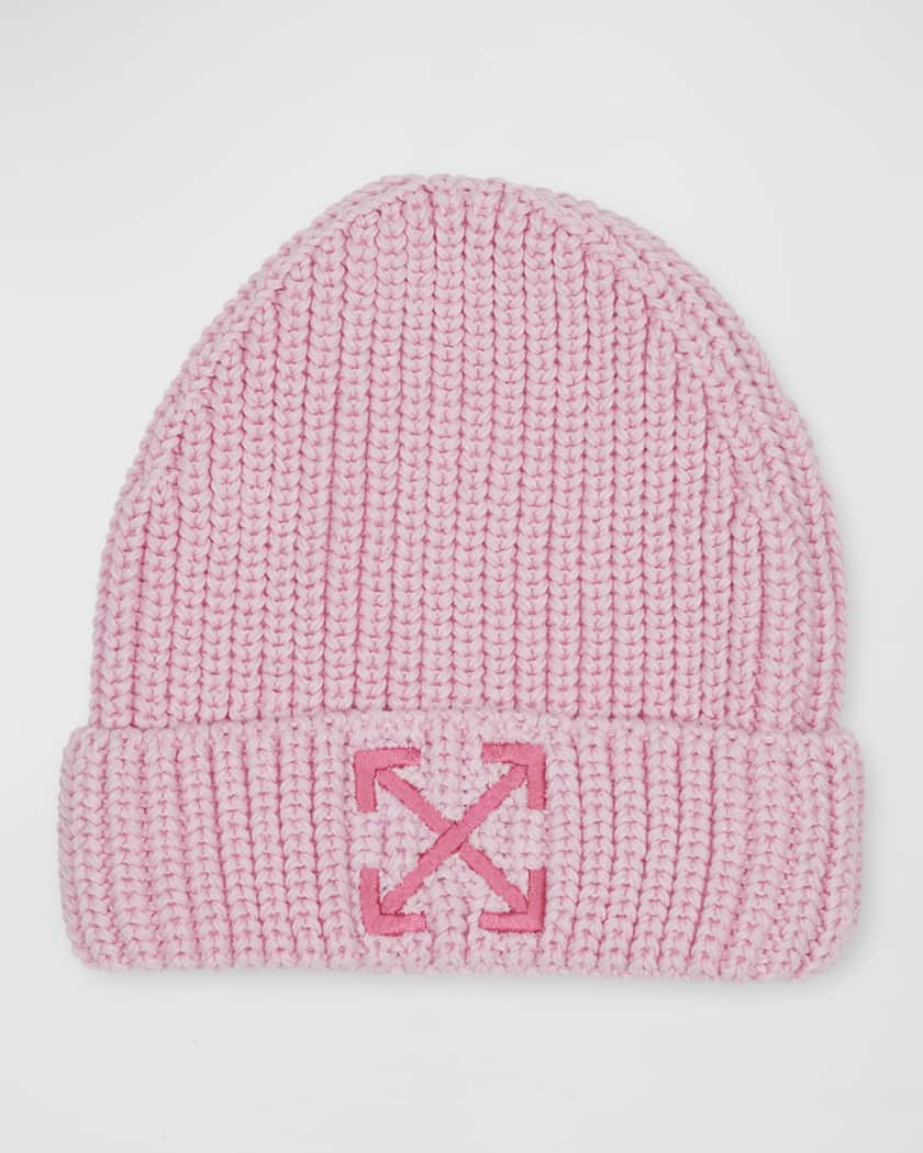 Girl's Embroidered Arrow Beanie, Size S-M