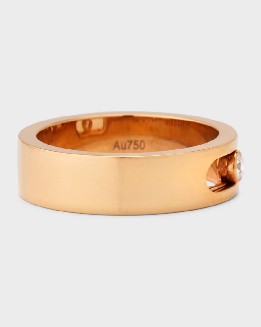 Louis Vuitton Empreinte Large Ring, Pink Gold, Gold, 49
