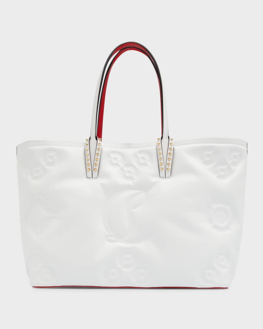 Cabata Small Printed Leather Tote Bag in Multicoloured - Christian  Louboutin